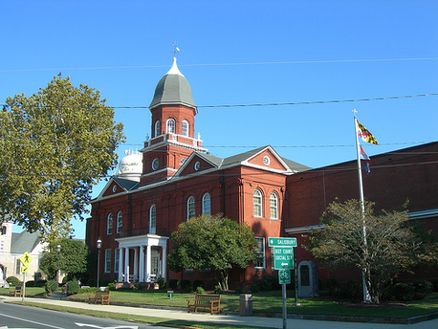 Circuit Courthouse in Snow Hill, MD